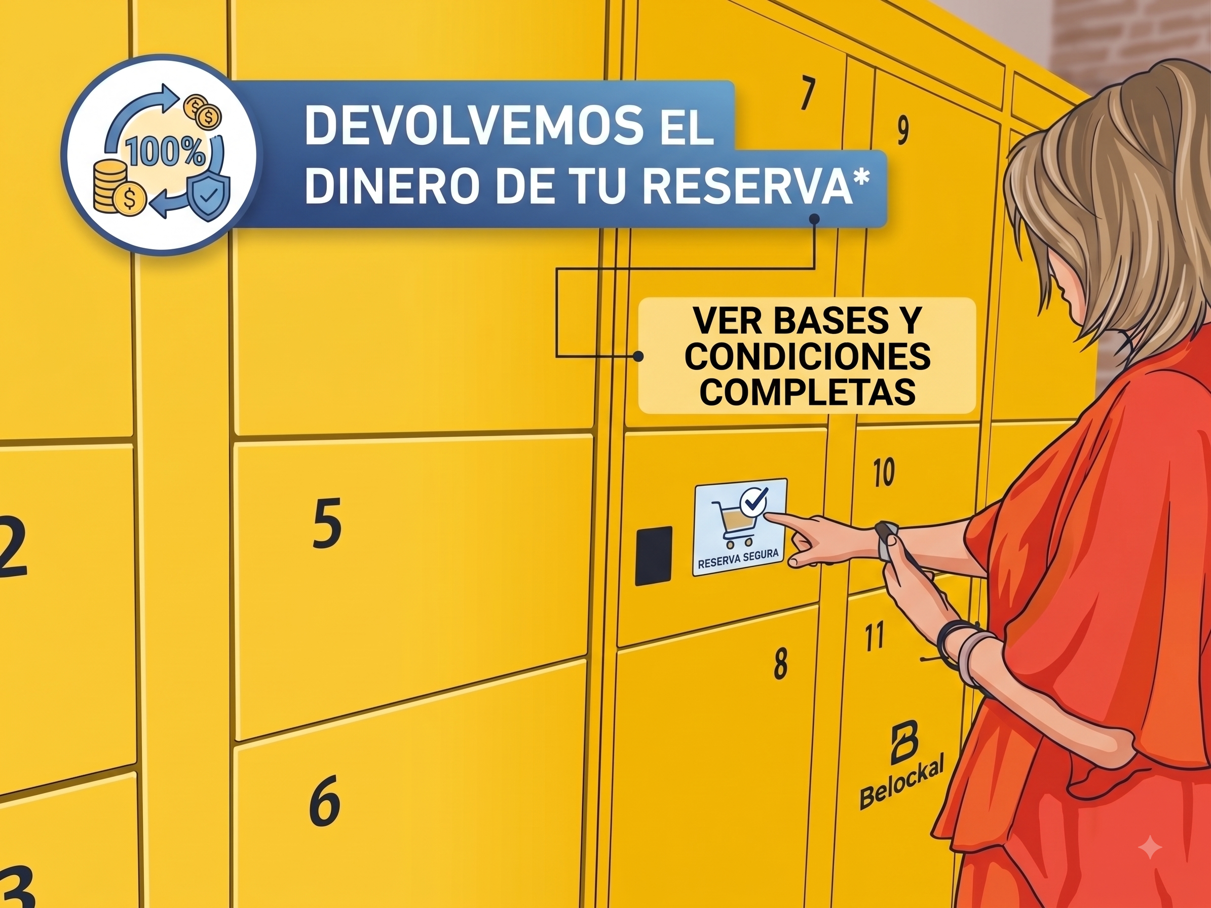 Belockal devuelve el 100% del dinero